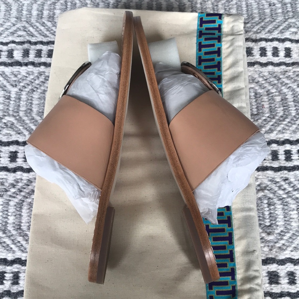 🎉 HP 1/3 🥂 Tory Burch Natural Patos Sandals - Picture 6 of 8